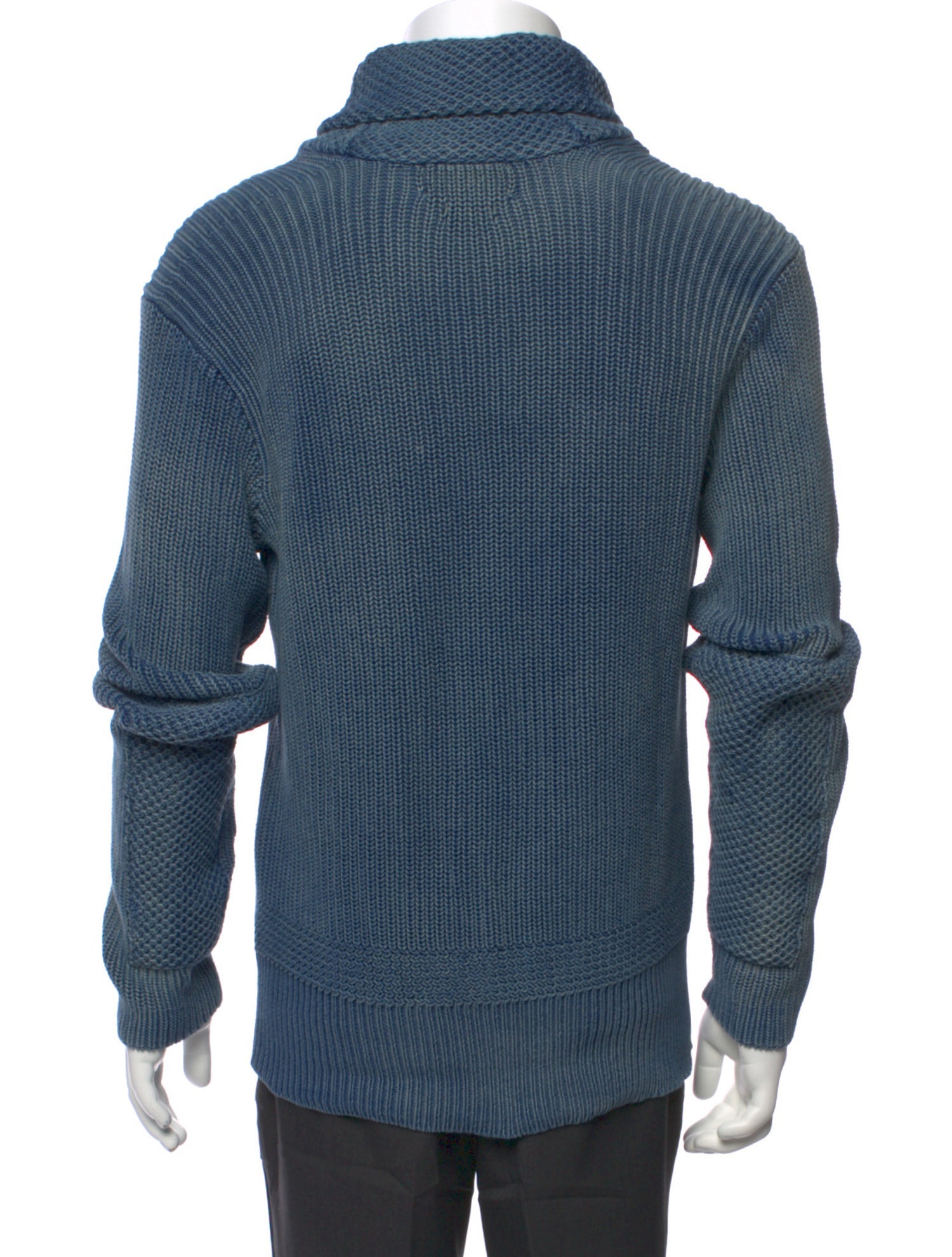 Ralph Lauren Striped Mock Neck Polo Sweater